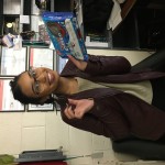 Tiffany Sukhnandan with a pack of winter Oreos!